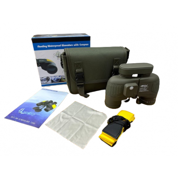 7x50 Floating Waterproof High Grade Binoculars With Compass