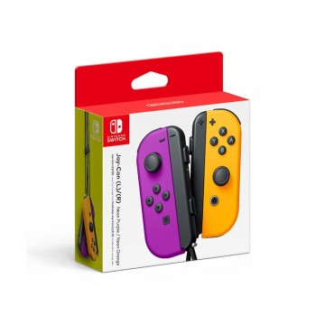 Nintendo Joy-Con Controllers (L/Neon Purple+ R/Neon Orange)