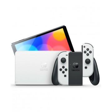Nintendo Switch (OLED Model) W/White Joy-Con