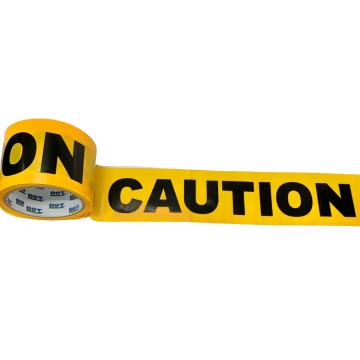 Barrier Tape - "Caution" (Yellow) 75MM X 50MTR