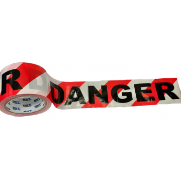 Barrier Tape - "Danger" (Red/White) 75MM X 50MTR