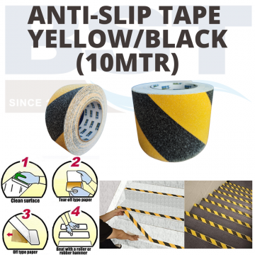 Anti-Slip Tape Yellow/Black (ROLL)