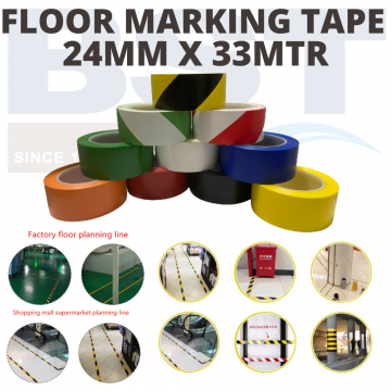 Floor Marking Tape 24MM x 33MTR  (ROLL)