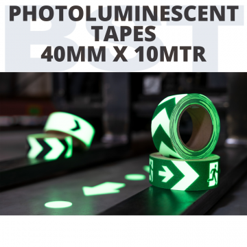 Photoluminescent Tape 40MM x 10MTR (ROLL)