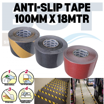 Anti-Slip Tape 100MM x 18MTR (ROLL)