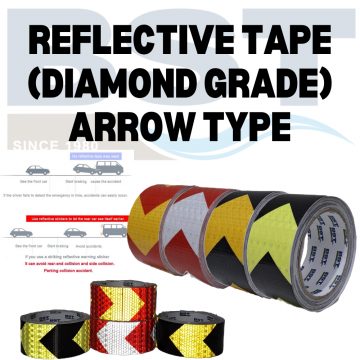 Diamond Grade Reflective Tape With Arrow (ROLL)